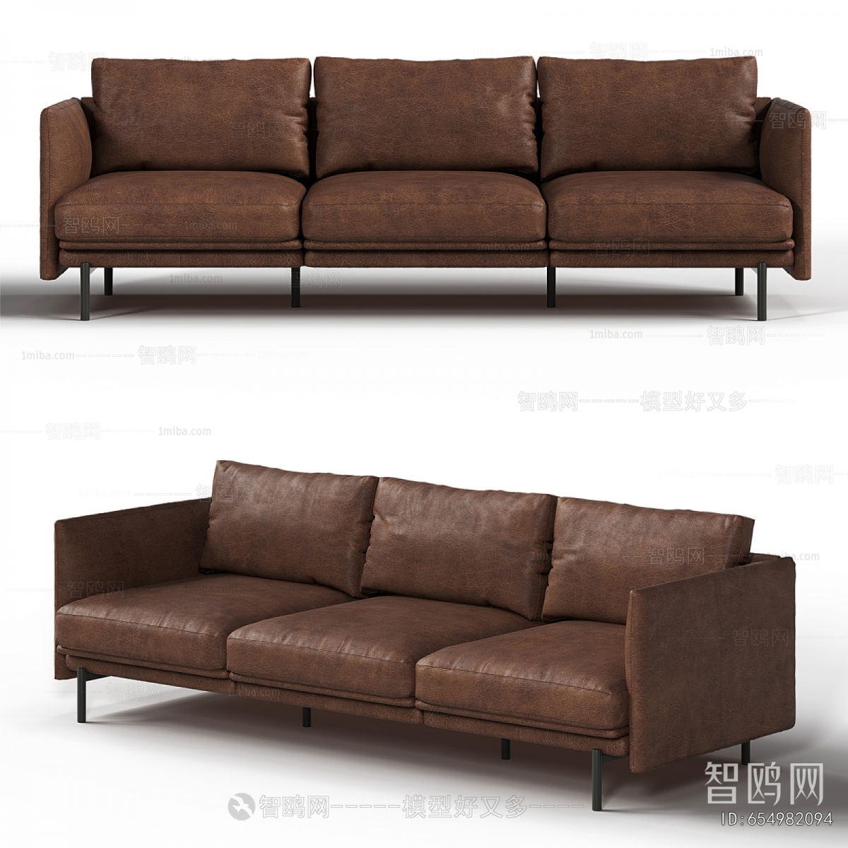 Modern Three-seat Sofa