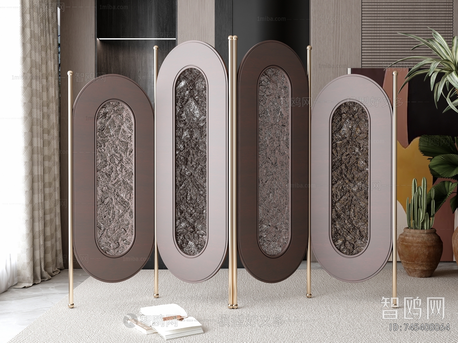 French Style Metal Screen Partition