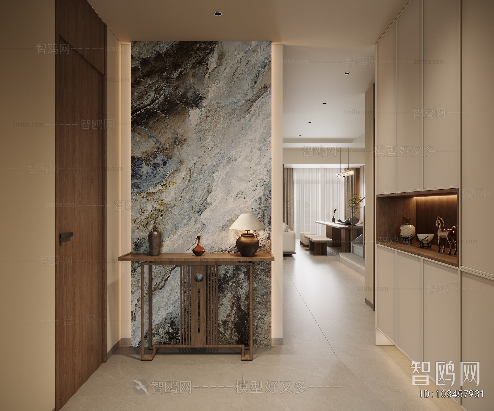 New Chinese Style Hallway