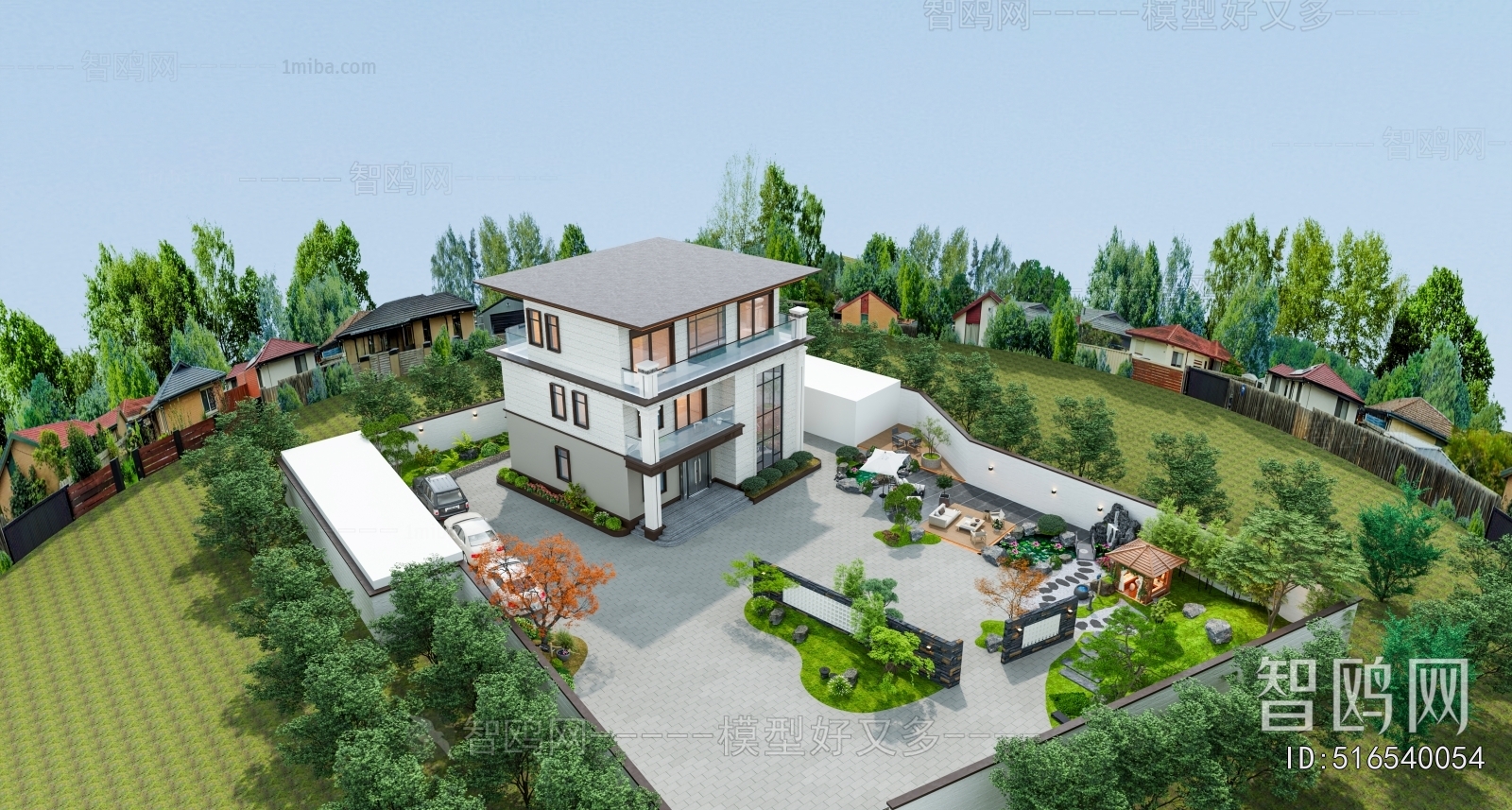 New Chinese Style Detached Villa