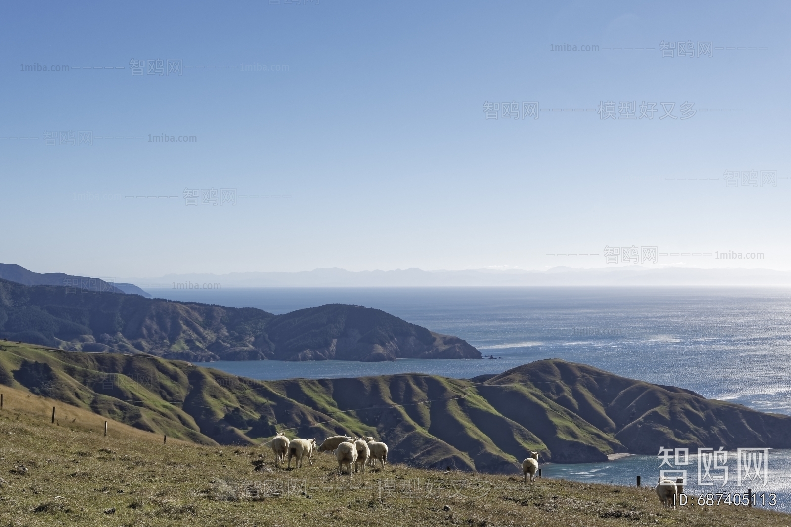 现代海边风景