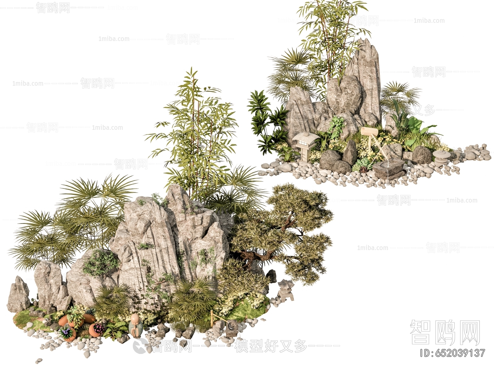 Modern Rockery Waterscape