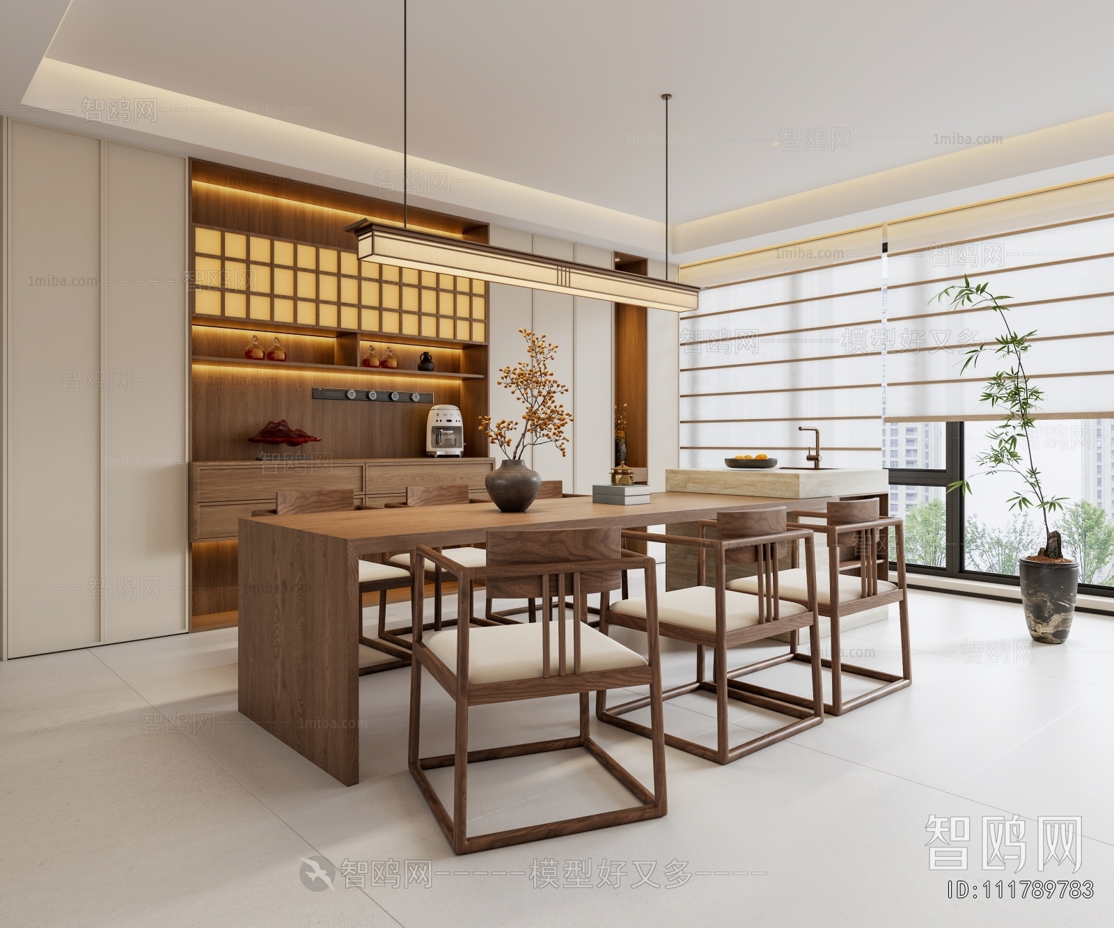 New Chinese Style Dining Room