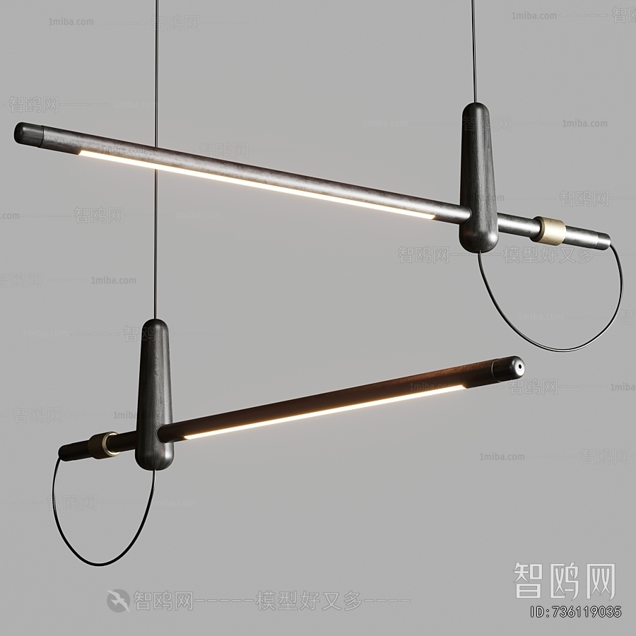Modern Long Chandelier