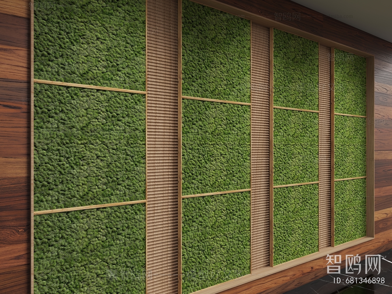 Japanese Style Plant Wall