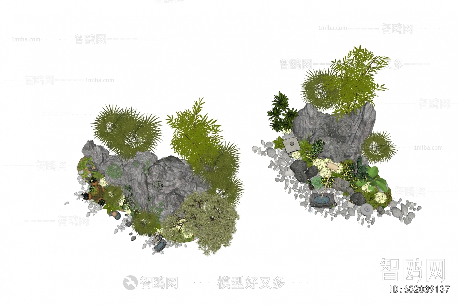 Modern Rockery Waterscape