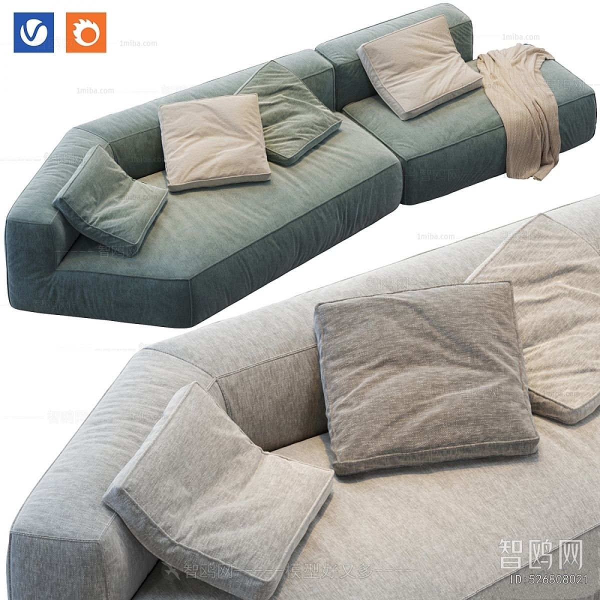 Modern Shaped Sofa