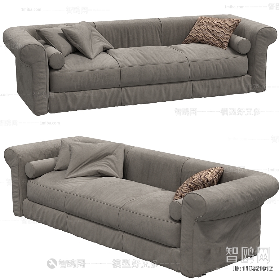 Modern Three-seat Sofa