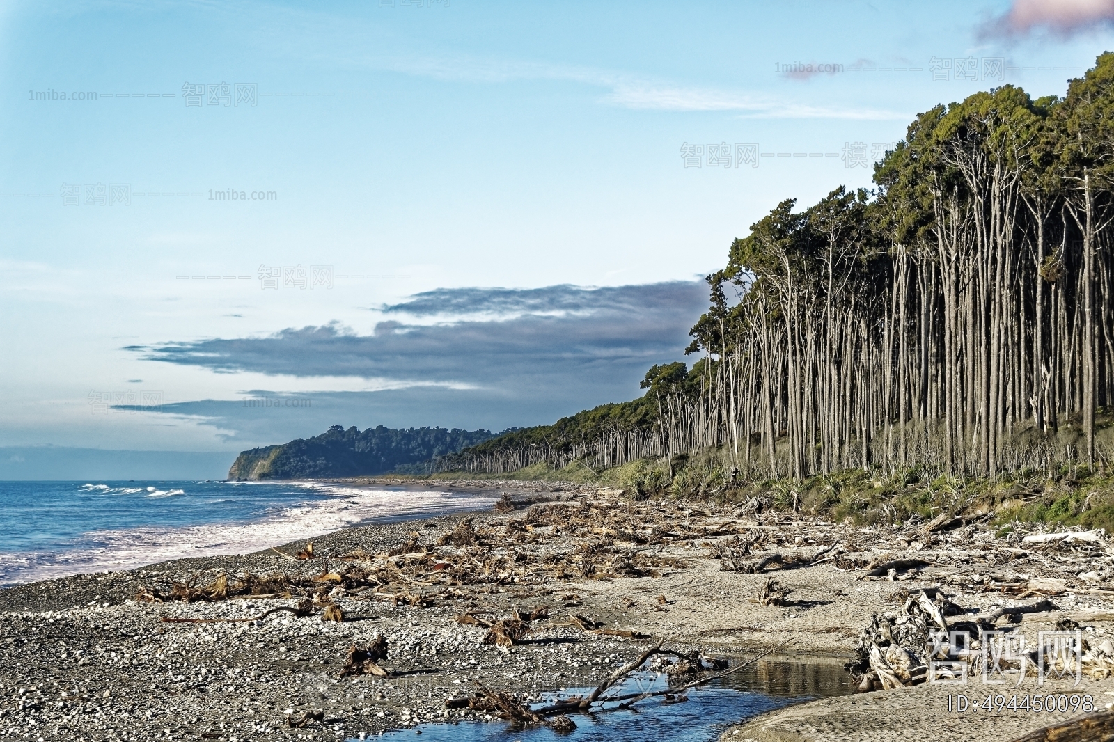 现代海边风景