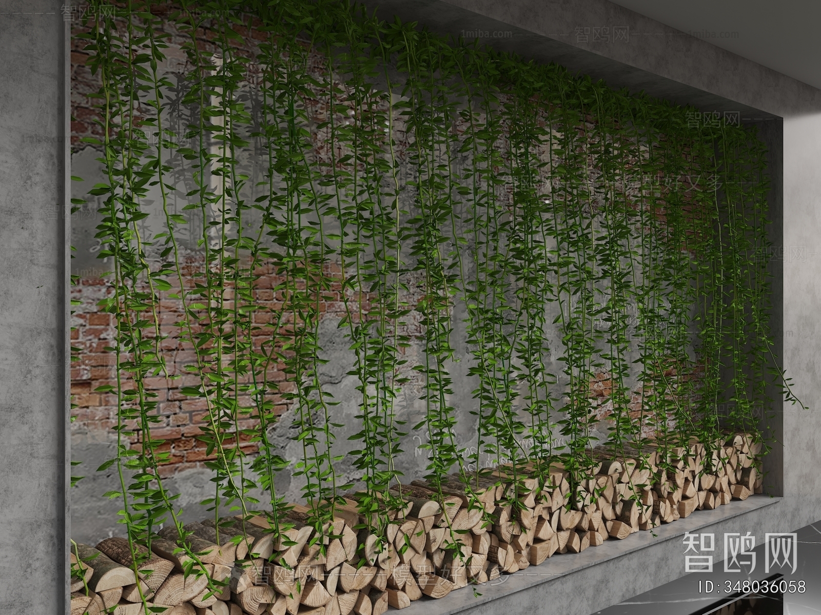 Industrial Style TV Wall