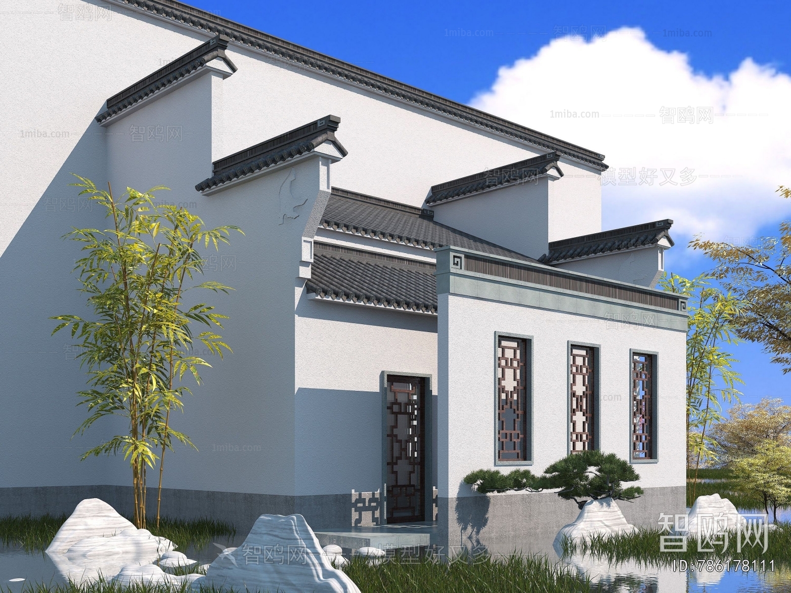 Chinese Style Public Building