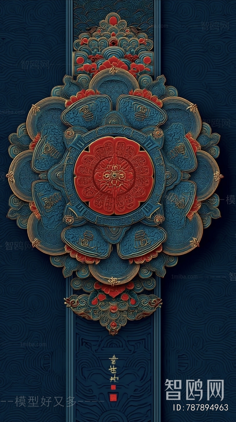 新中式装饰挂画