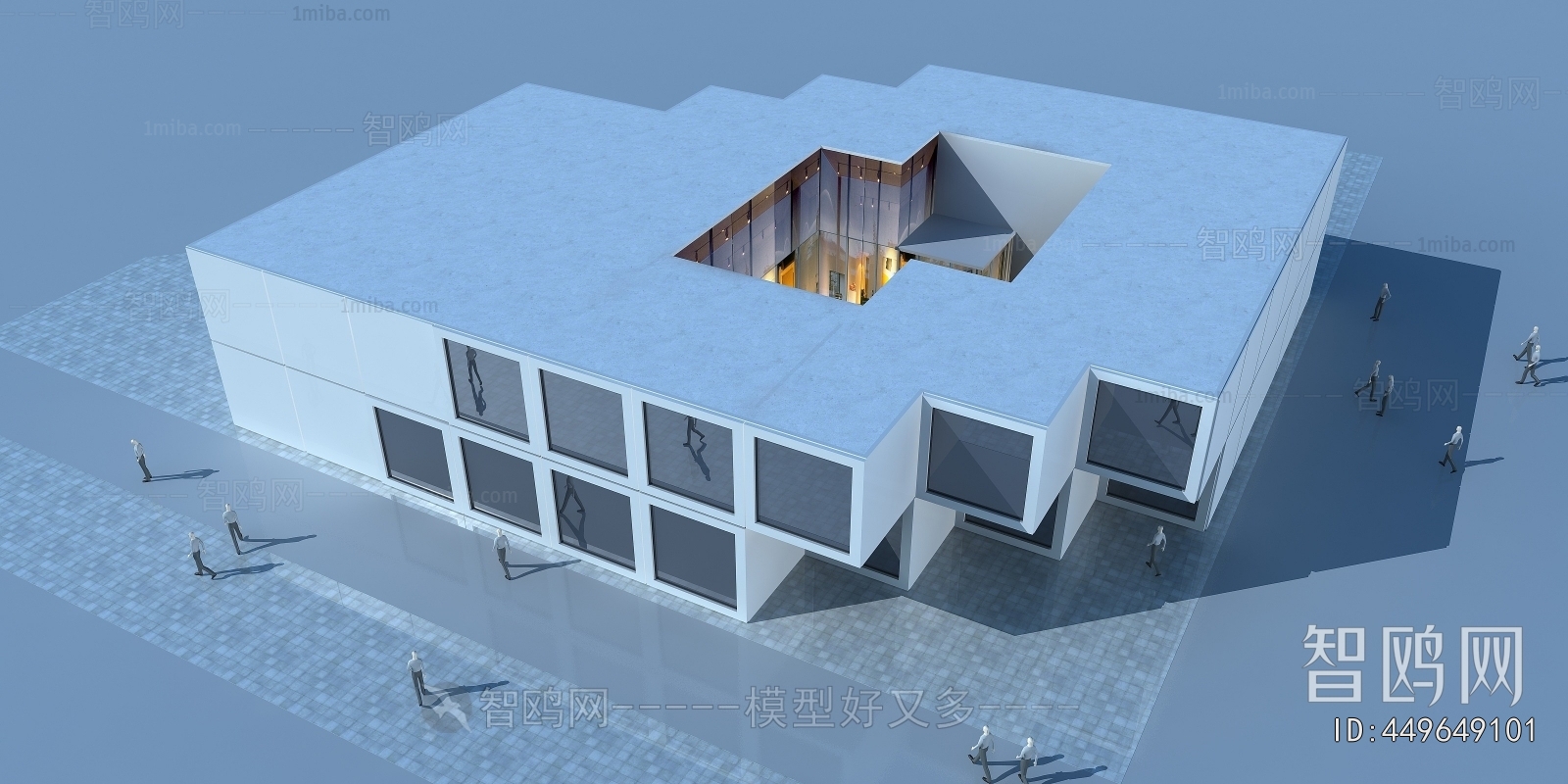 Modern Appearance Of Commercial Building