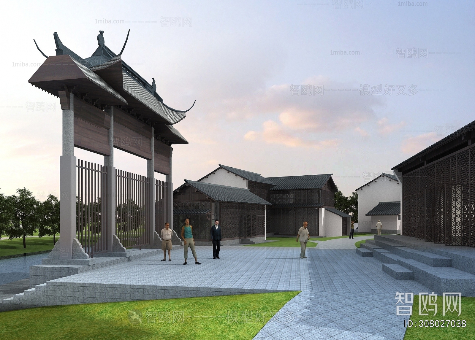 Chinese Style Commercial Street