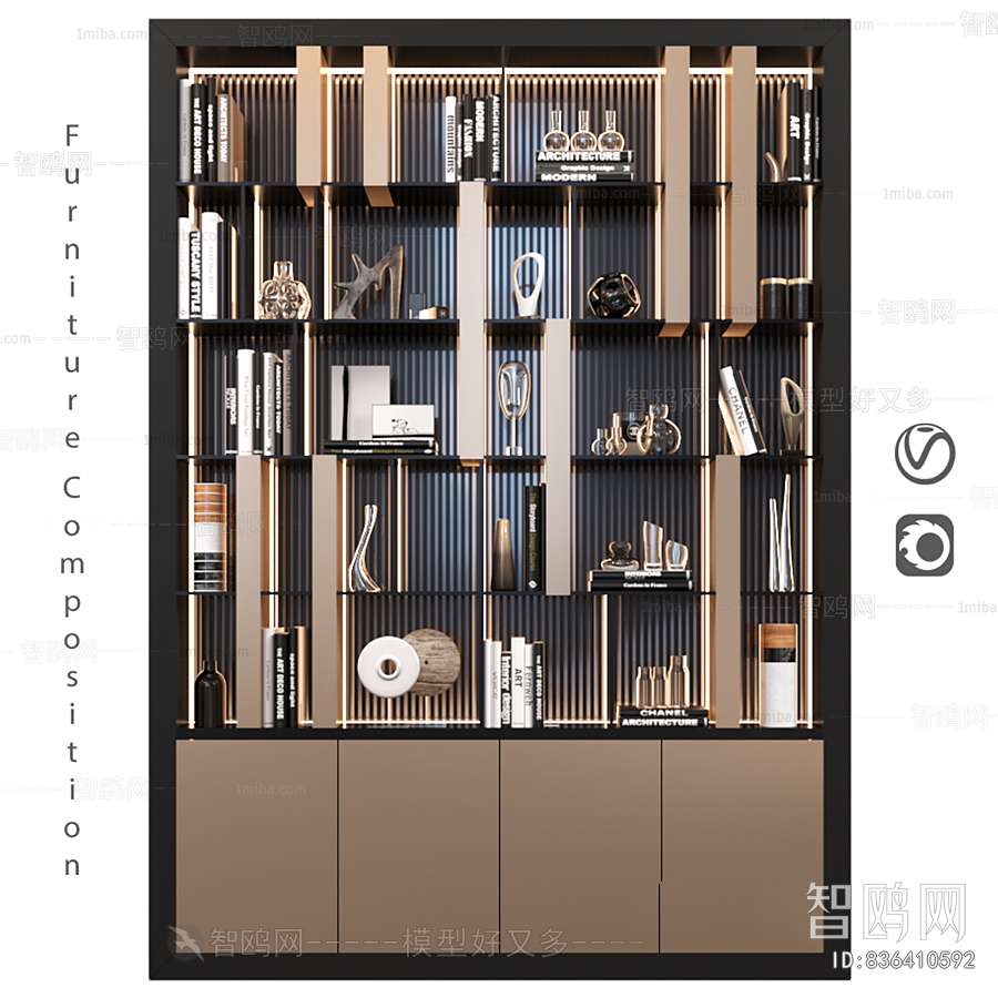 Modern Decorative Cabinet