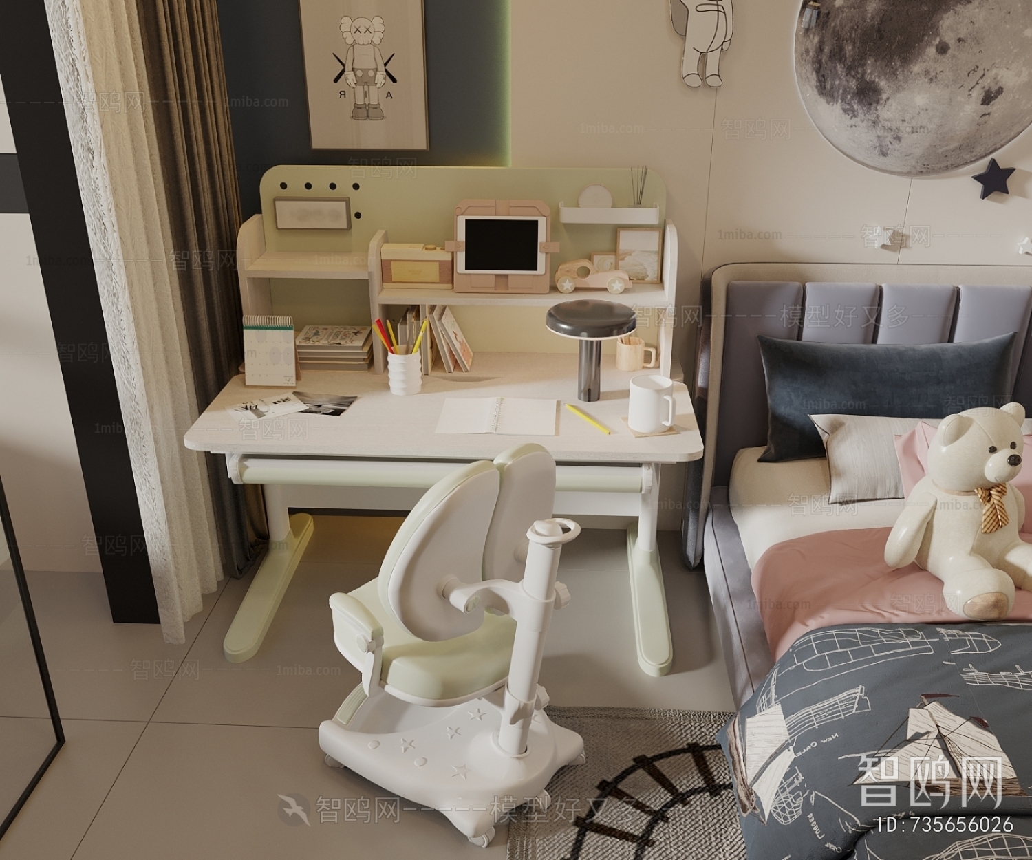 Modern Computer Desk And Chair