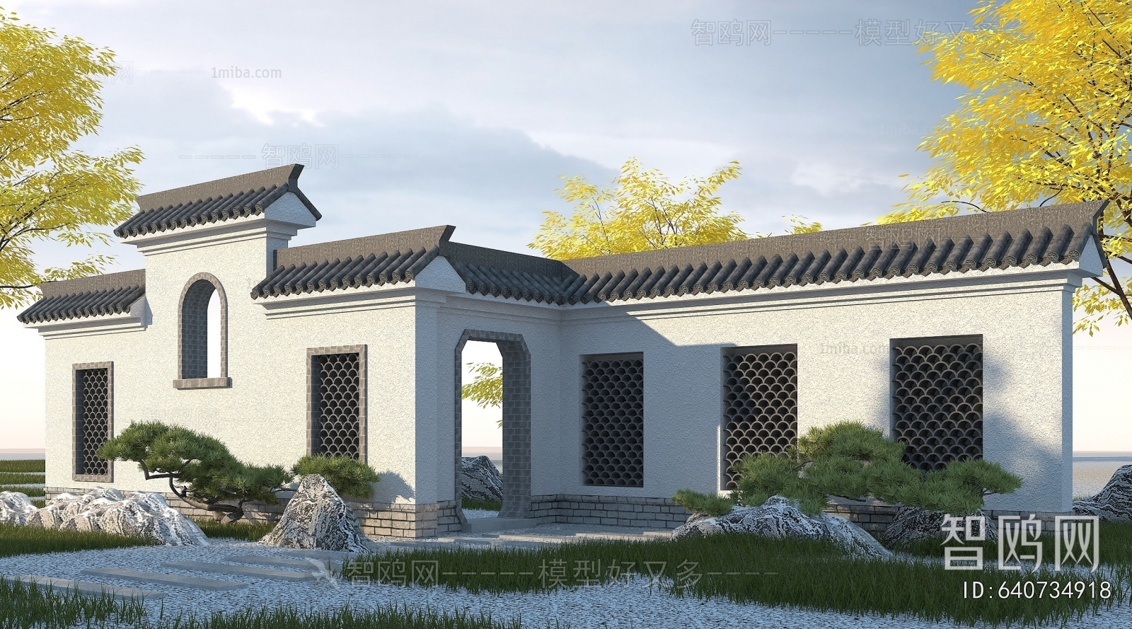 Chinese Style Landscape Wall