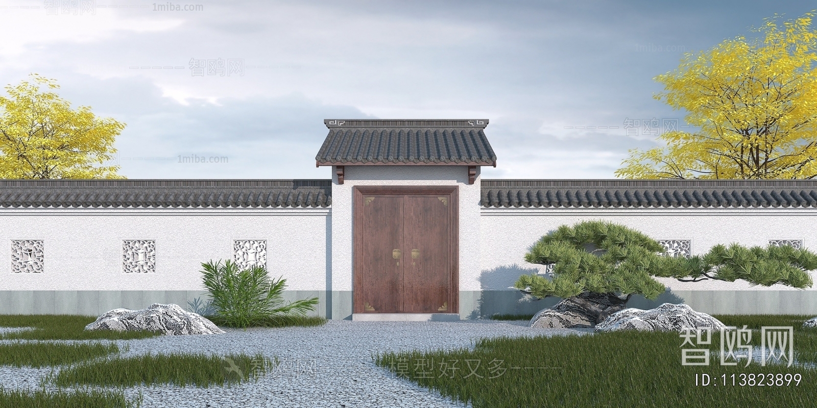 New Chinese Style Gate