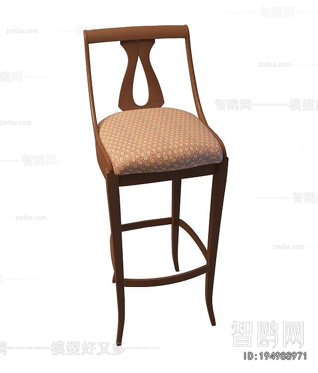 New Chinese Style Bar Chair