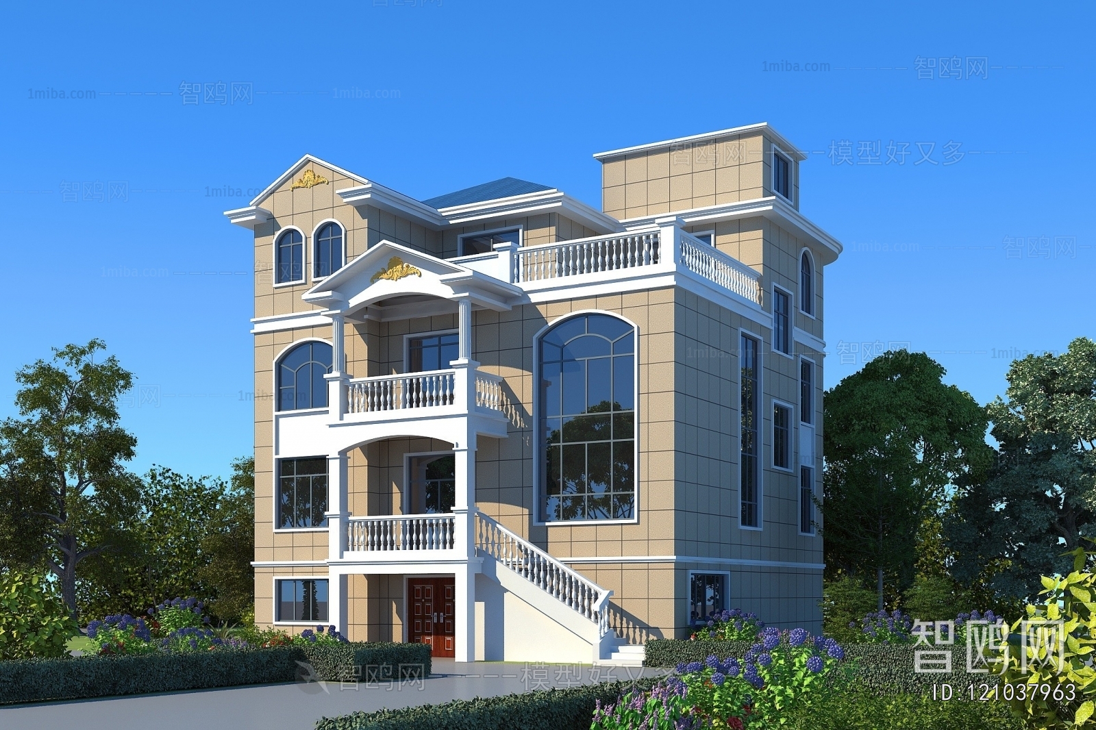 Simple European Style Detached Villa