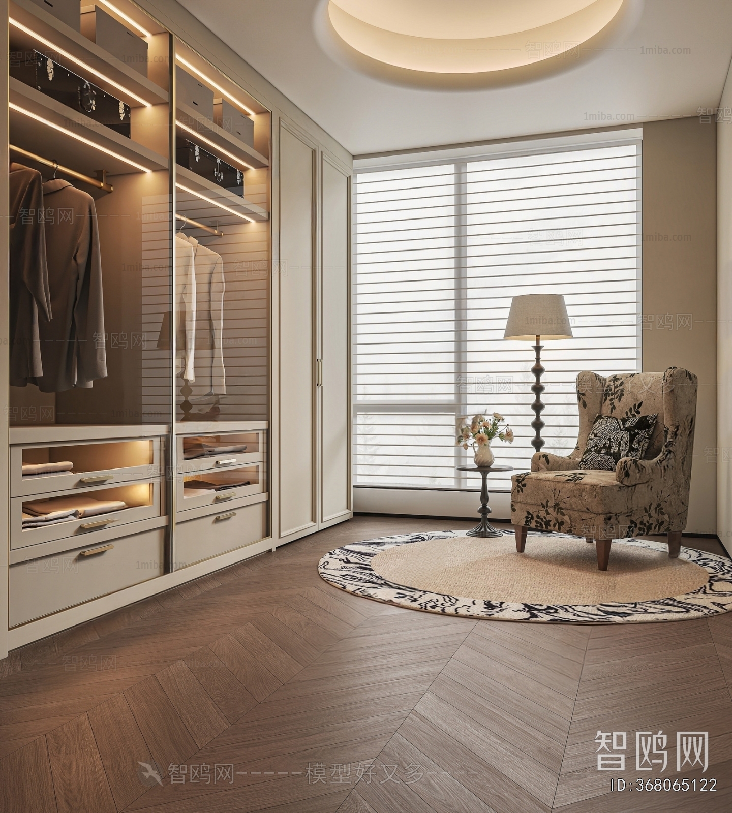 Modern Clothes Storage Area