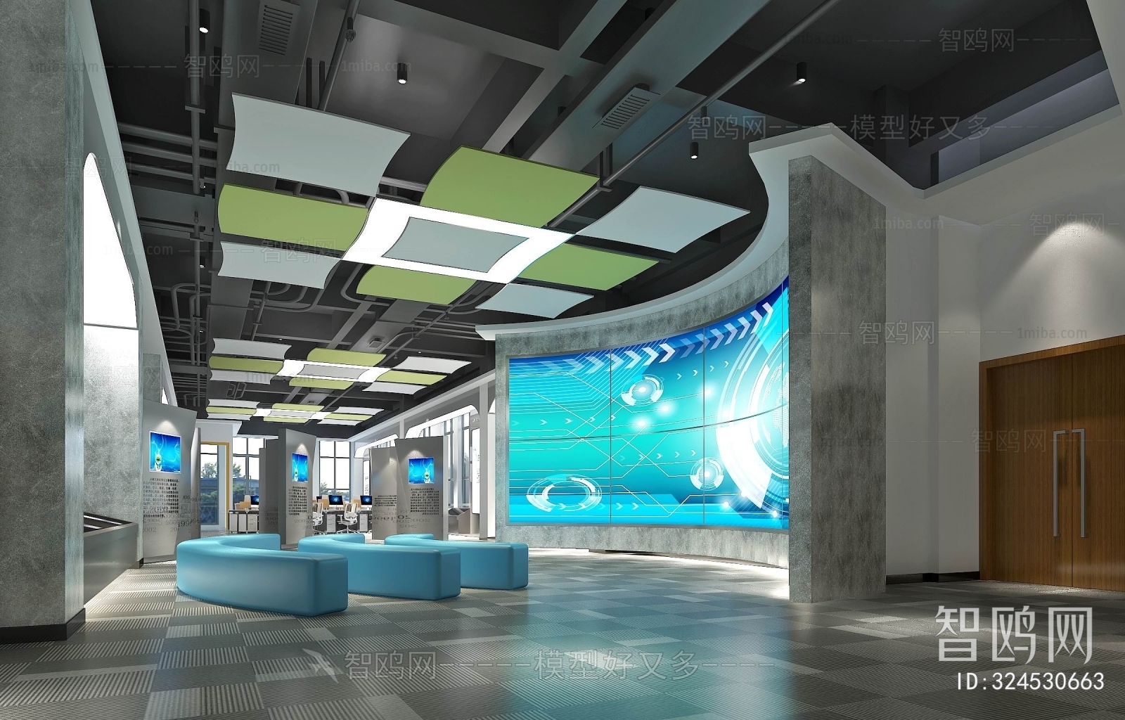 Industrial Style Exhibition Hall