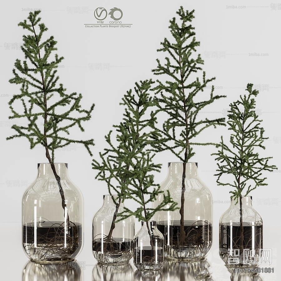 Modern Aquatic Green Plant