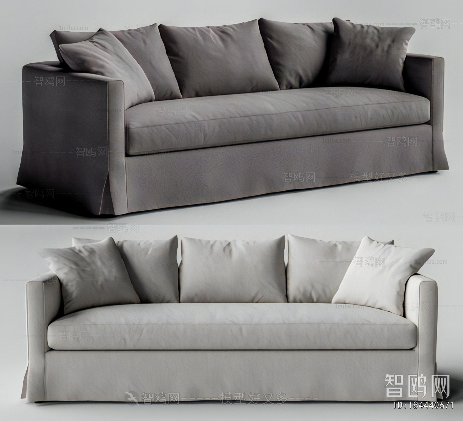 Modern Multi Person Sofa