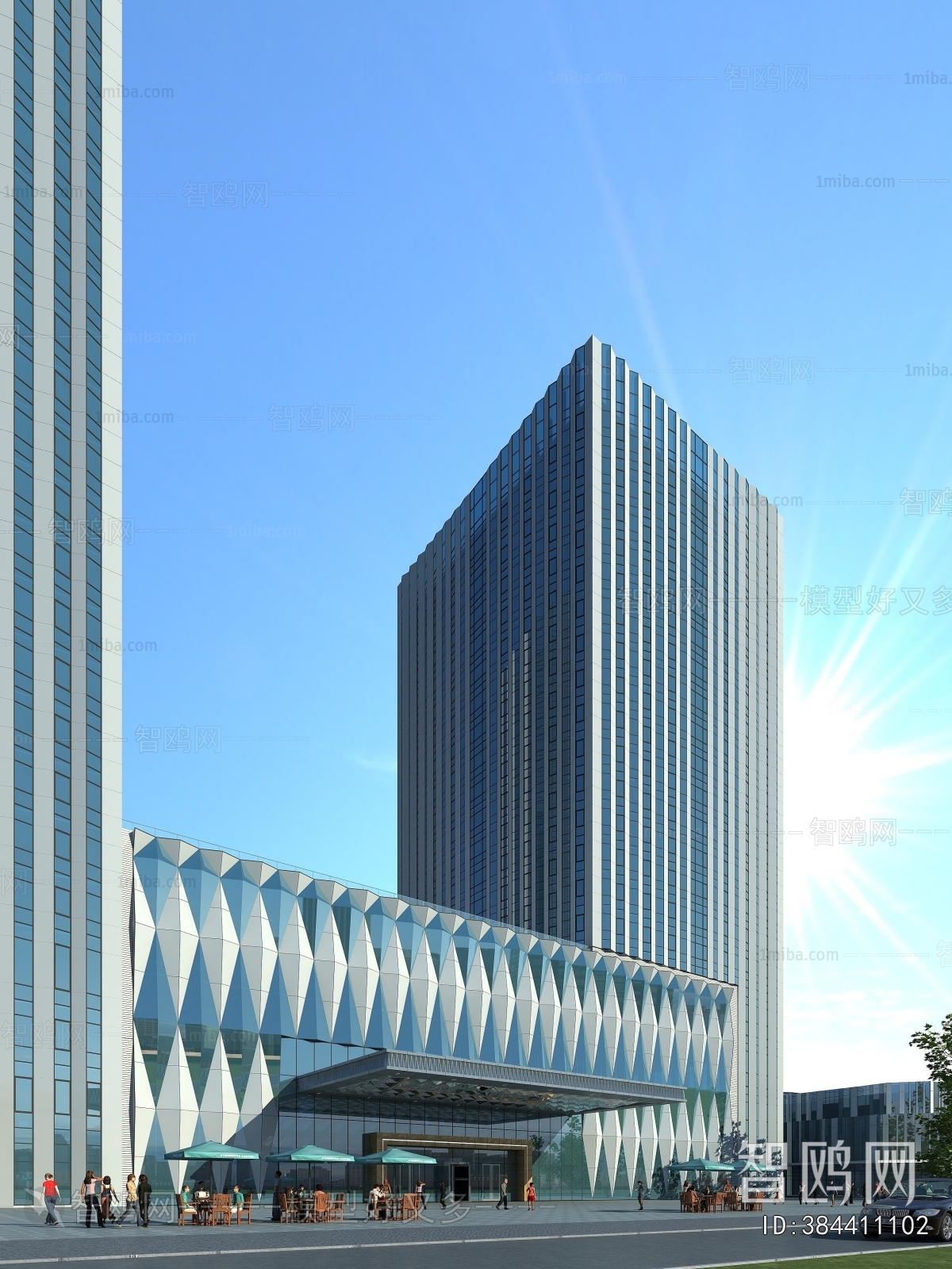 Modern Appearance Of Commercial Building