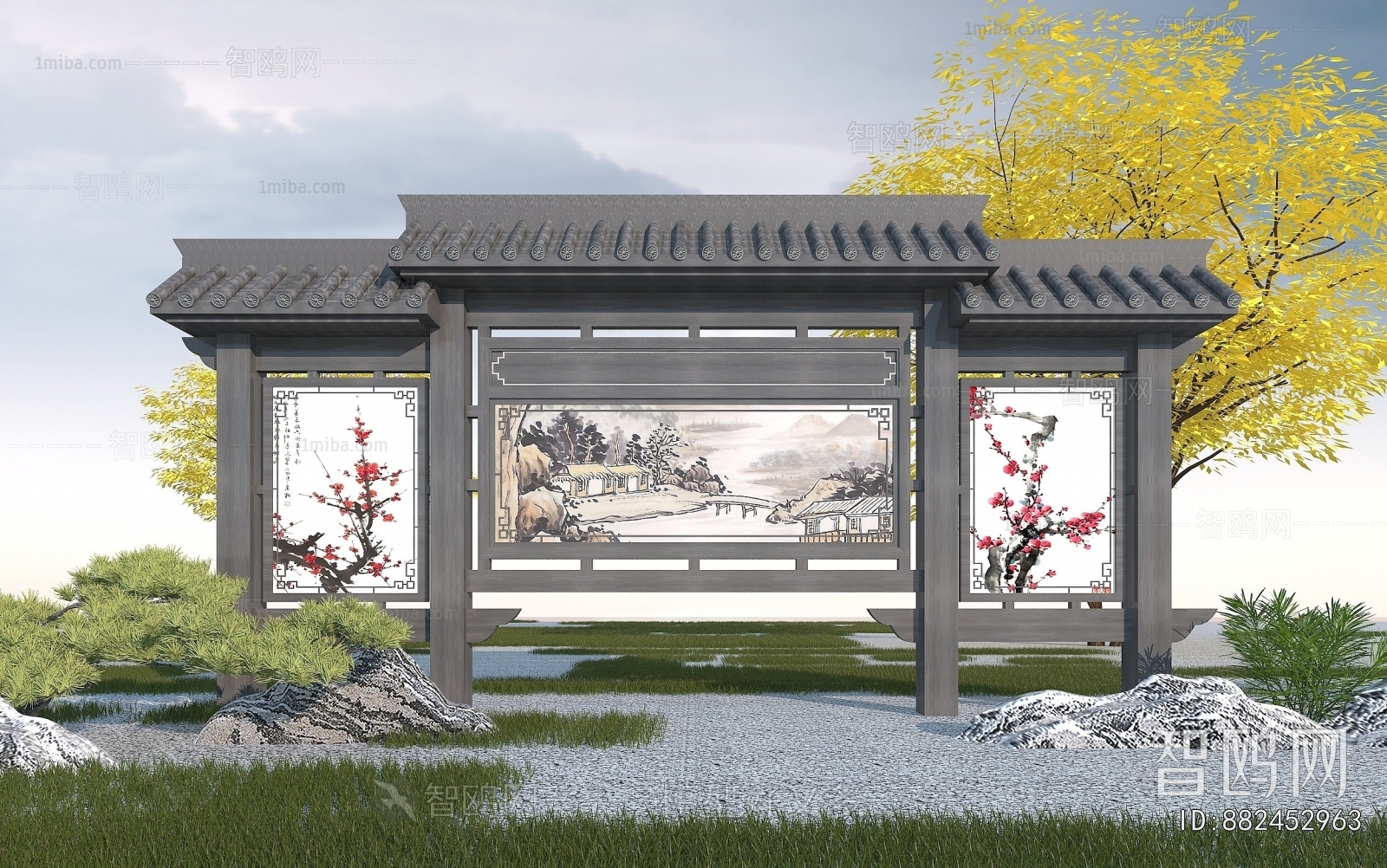 Chinese Style Guide Board/bulletin Board