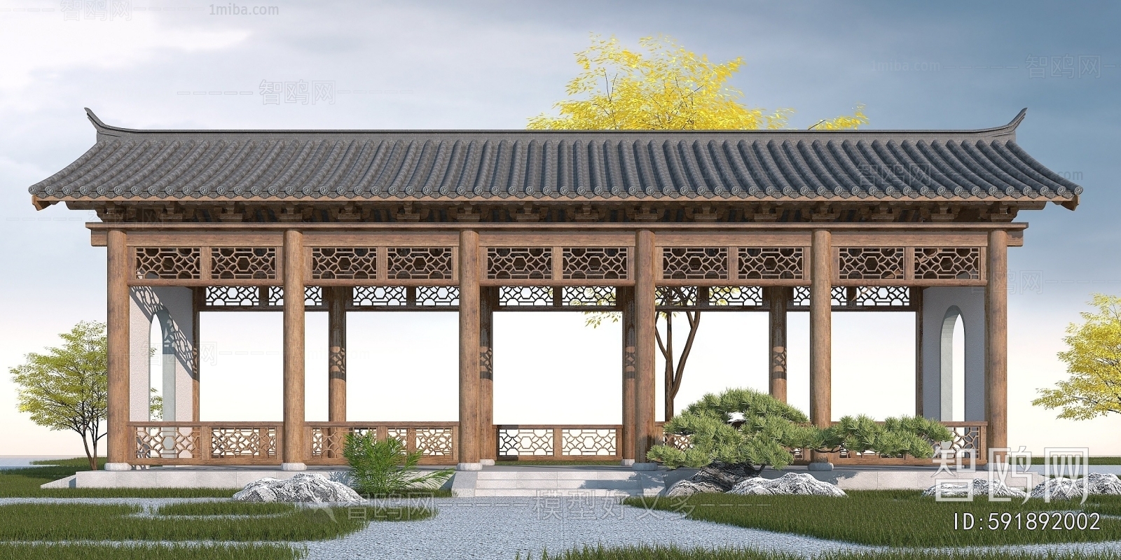 Chinese Style Gallery Frame