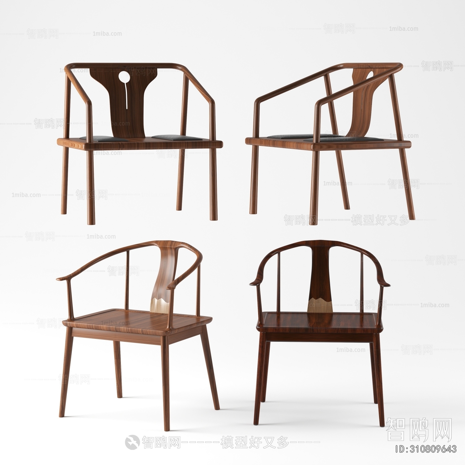 New Chinese Style Lounge Chair