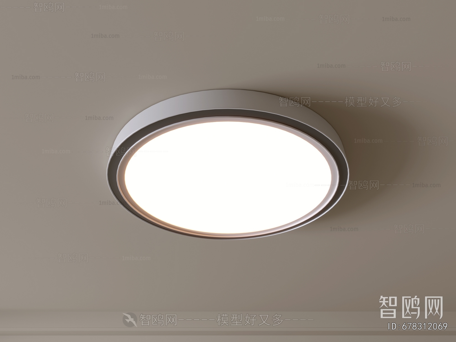 现代圆形吸顶灯