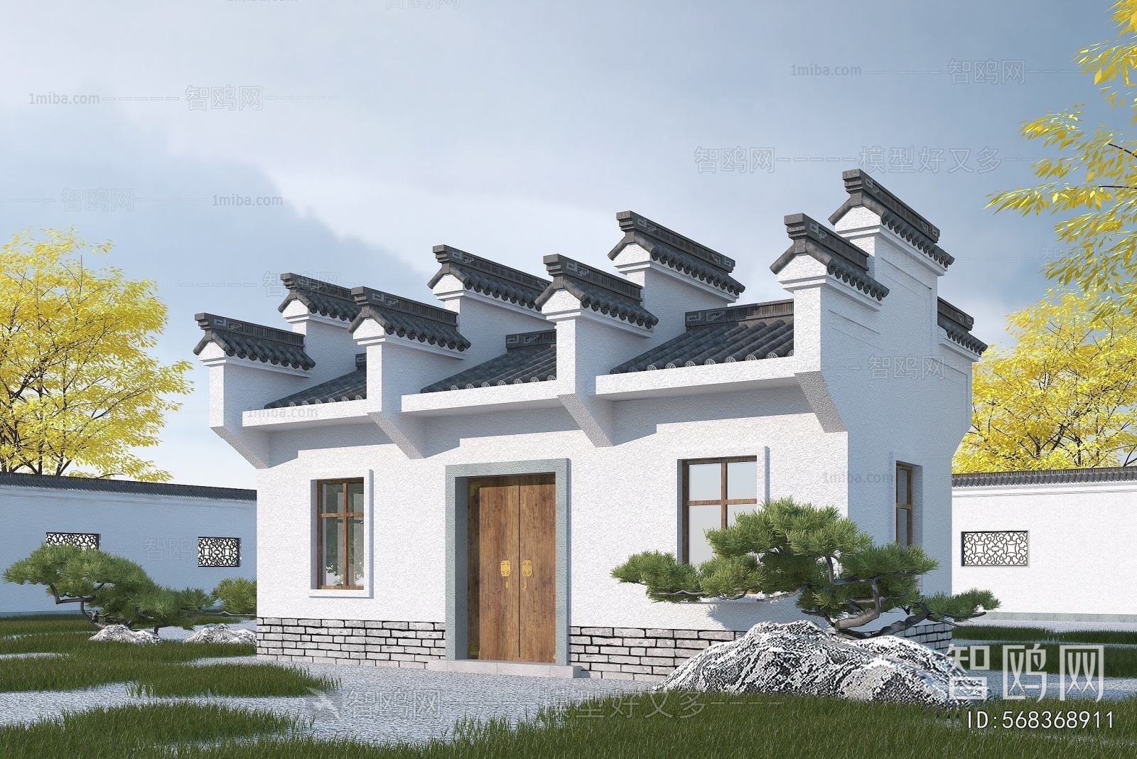 New Chinese Style Public Building