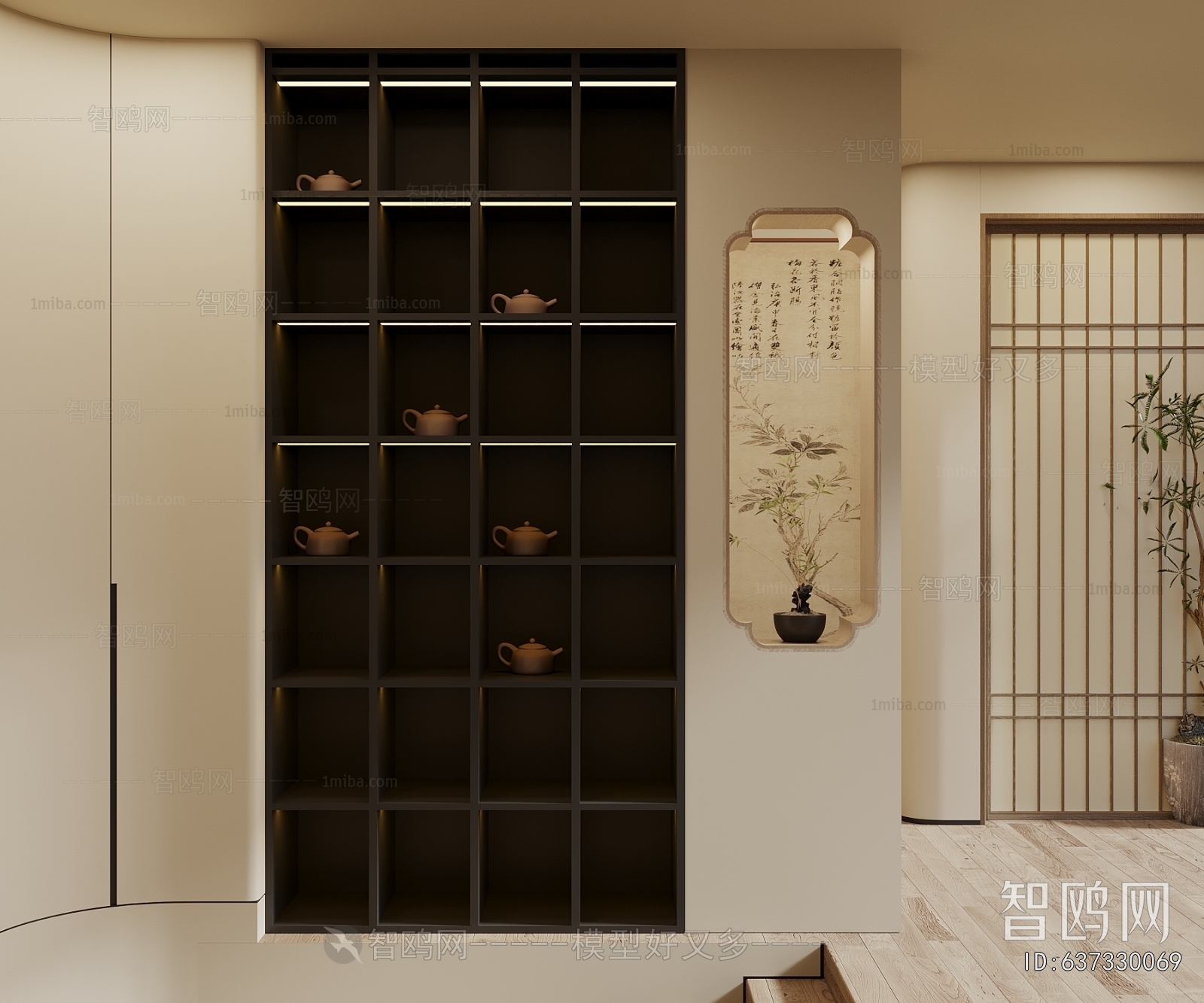 New Chinese Style Hallway