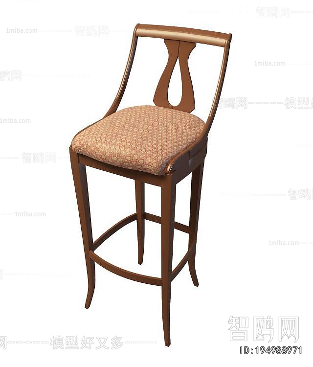 New Chinese Style Bar Chair