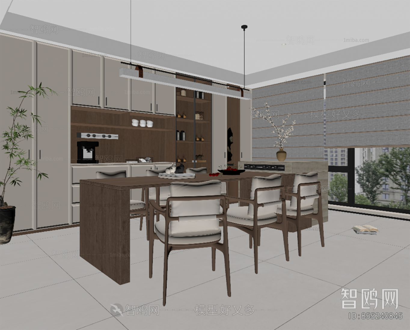 New Chinese Style Dining Room