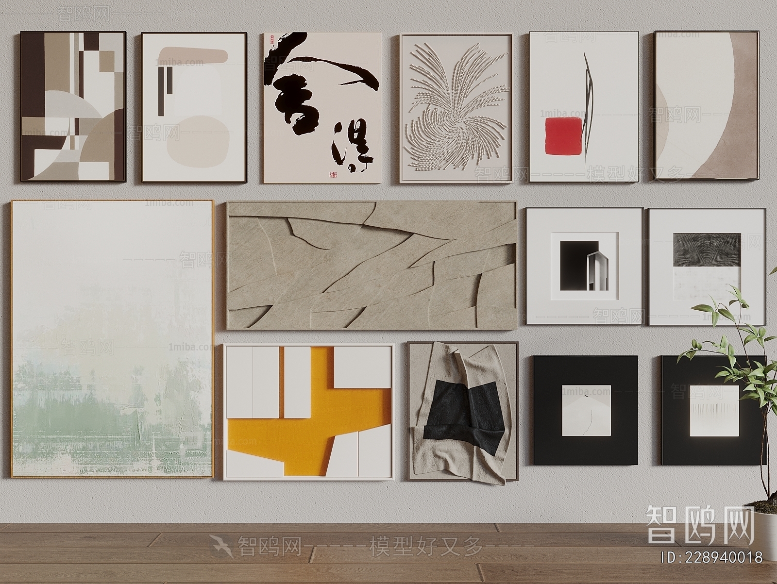 Modern Three-dimensional Physical Painting