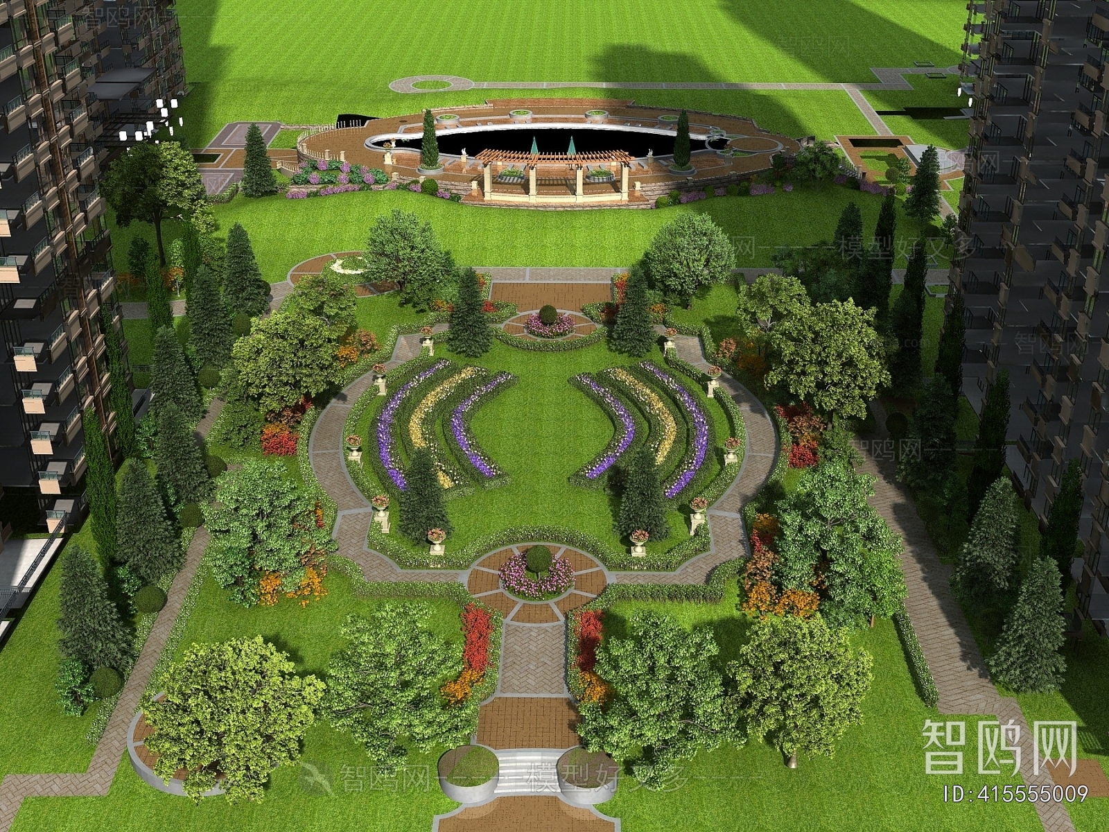 Modern Courtyard/landscape