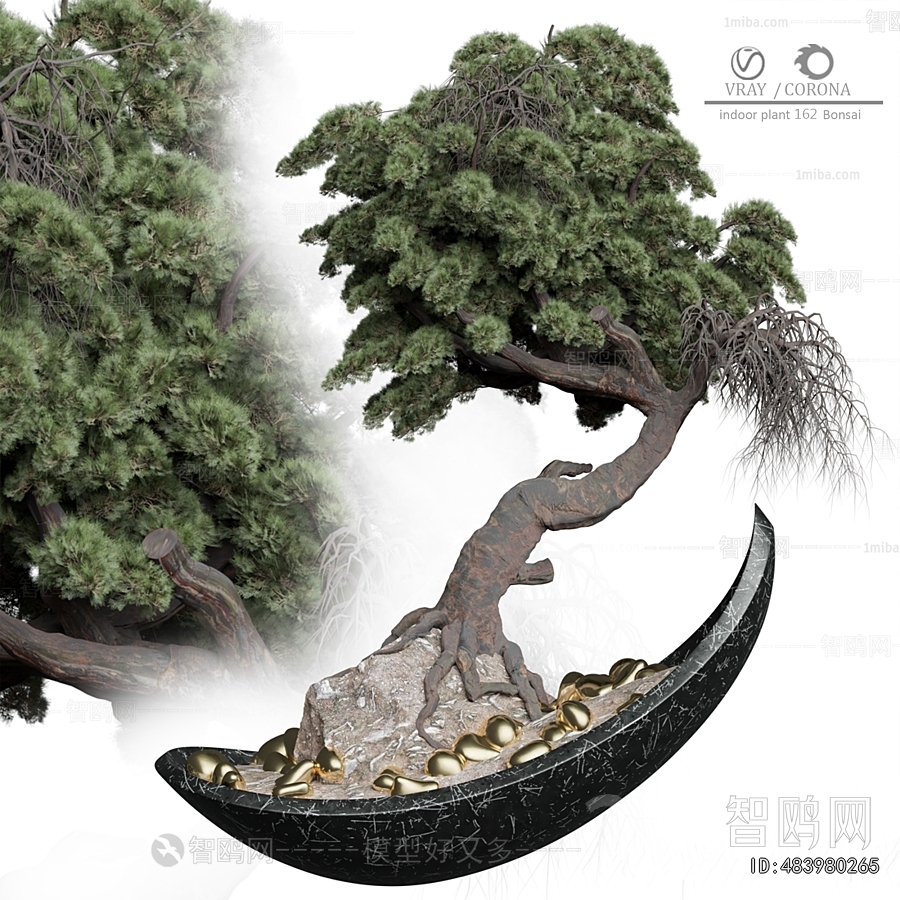 New Chinese Style Bonsai