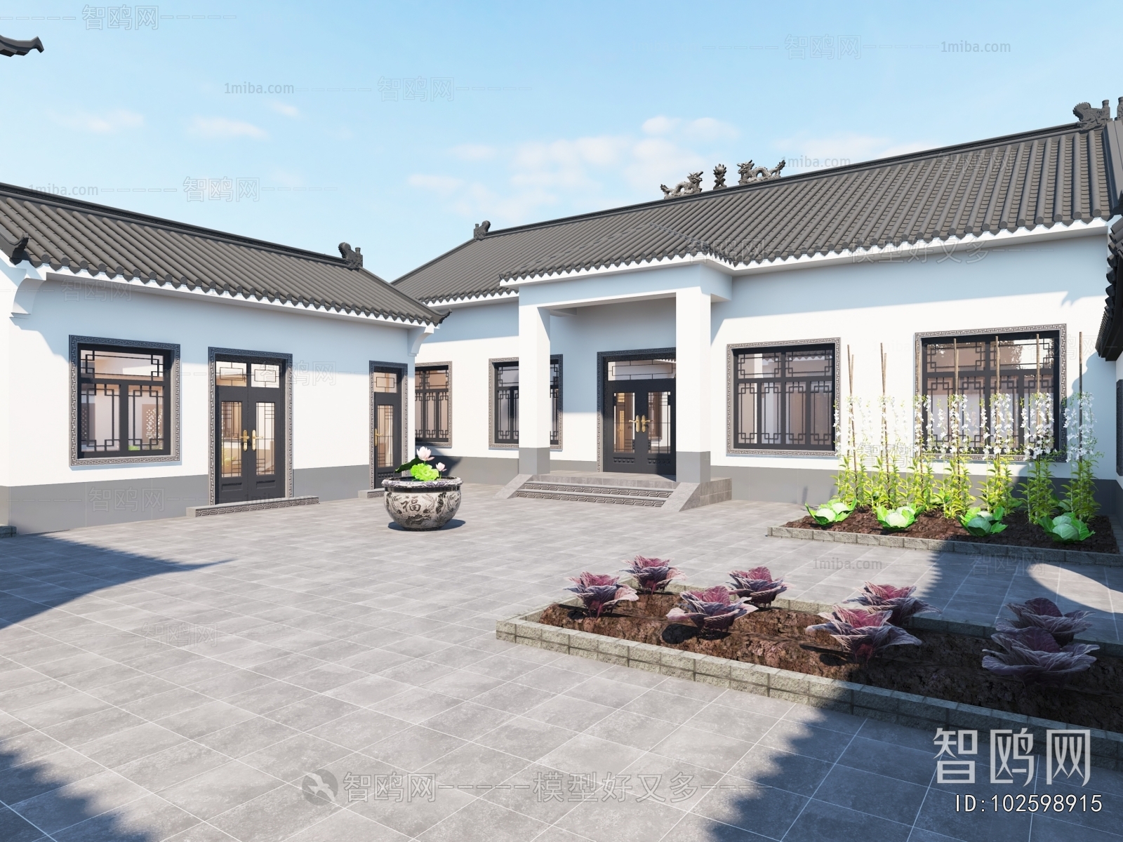 Chinese Style Residential Building