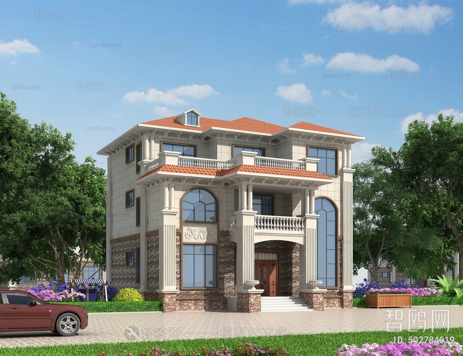 Simple European Style Detached Villa