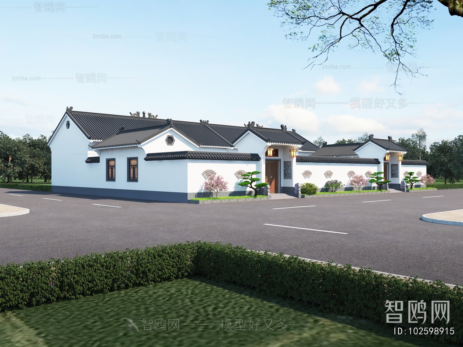 Chinese Style Residential Building