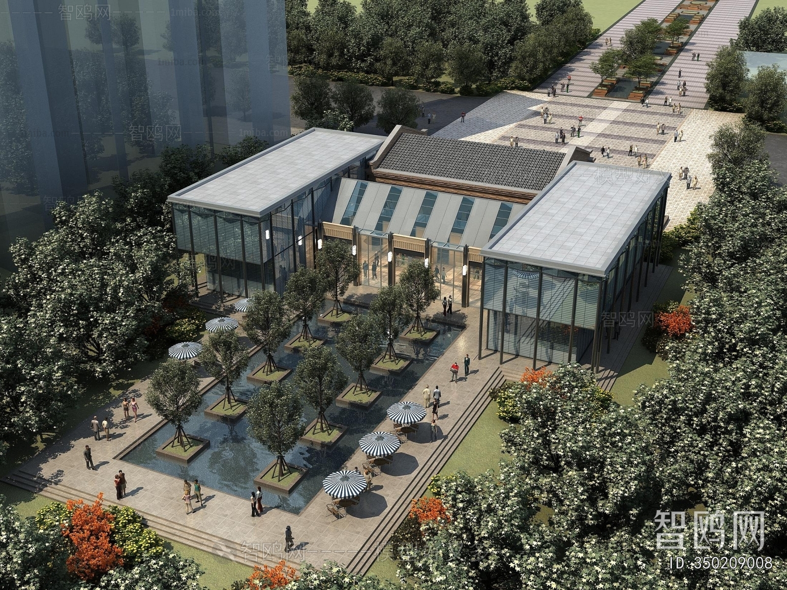 Modern Appearance Of Commercial Building