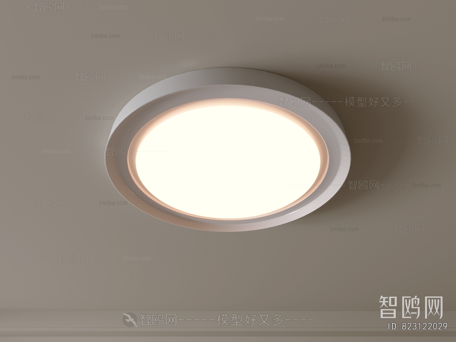 现代圆形吸顶灯