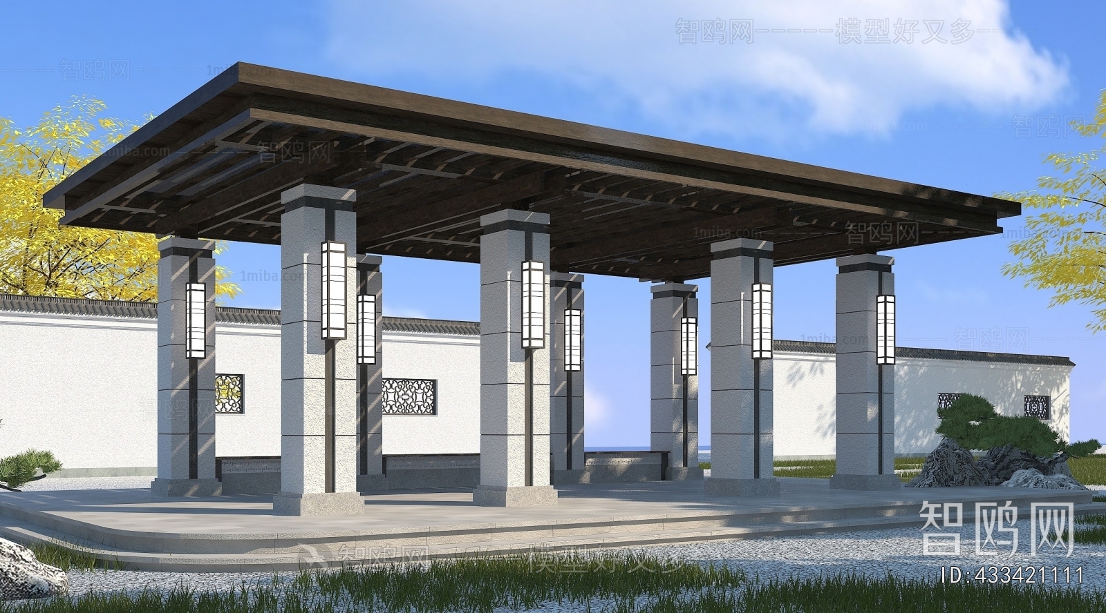 New Chinese Style Gallery Frame