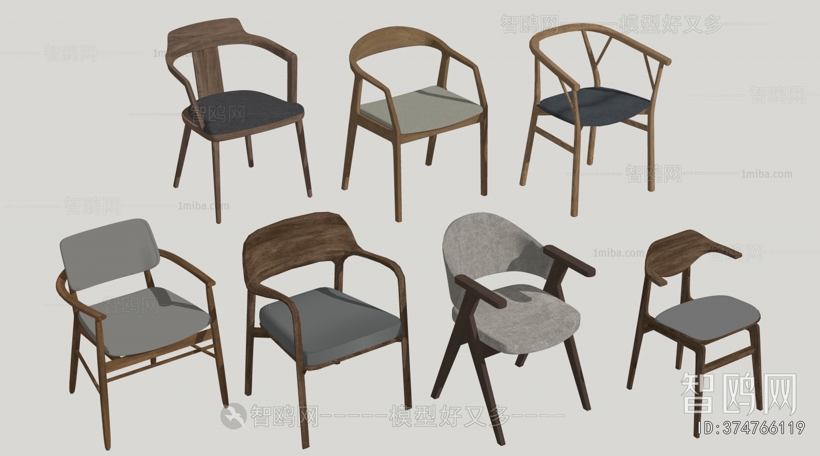 New Chinese Style Single Chair