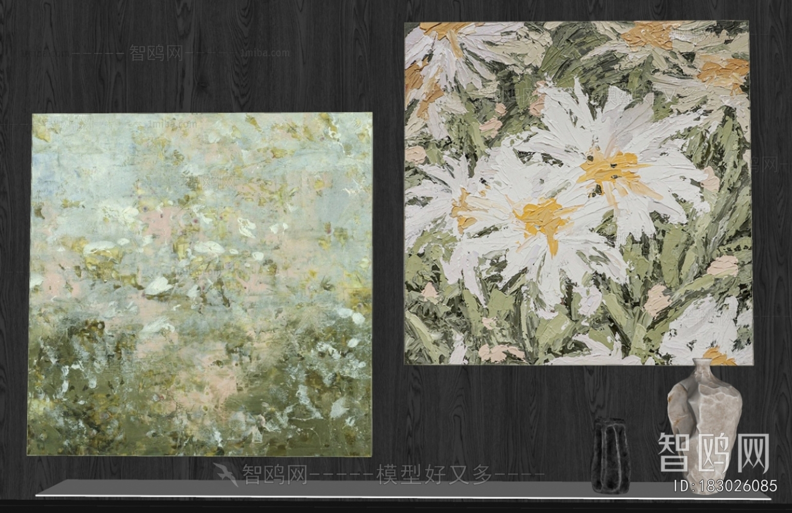 现代挂画组合