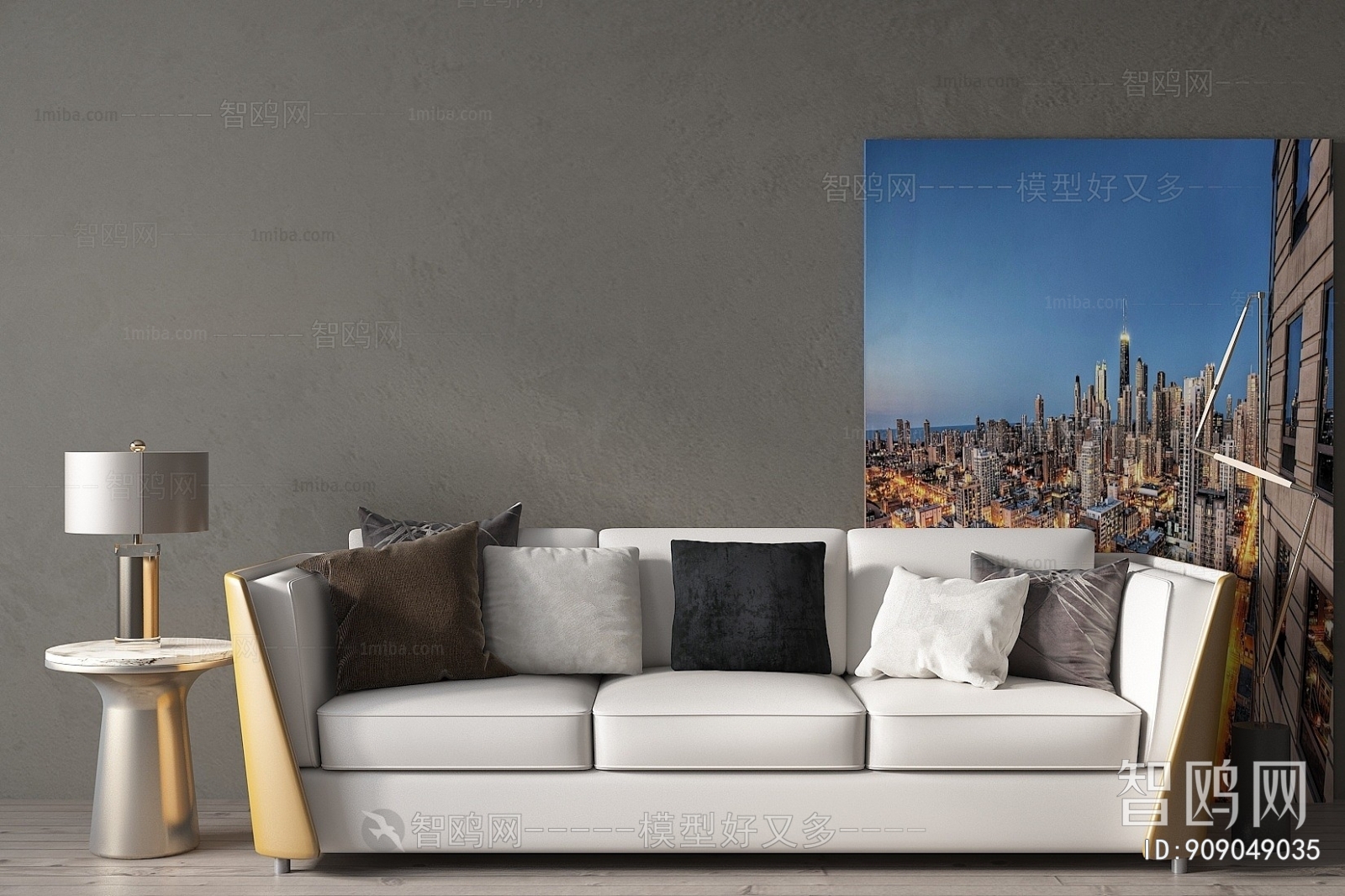 Modern Three-seat Sofa