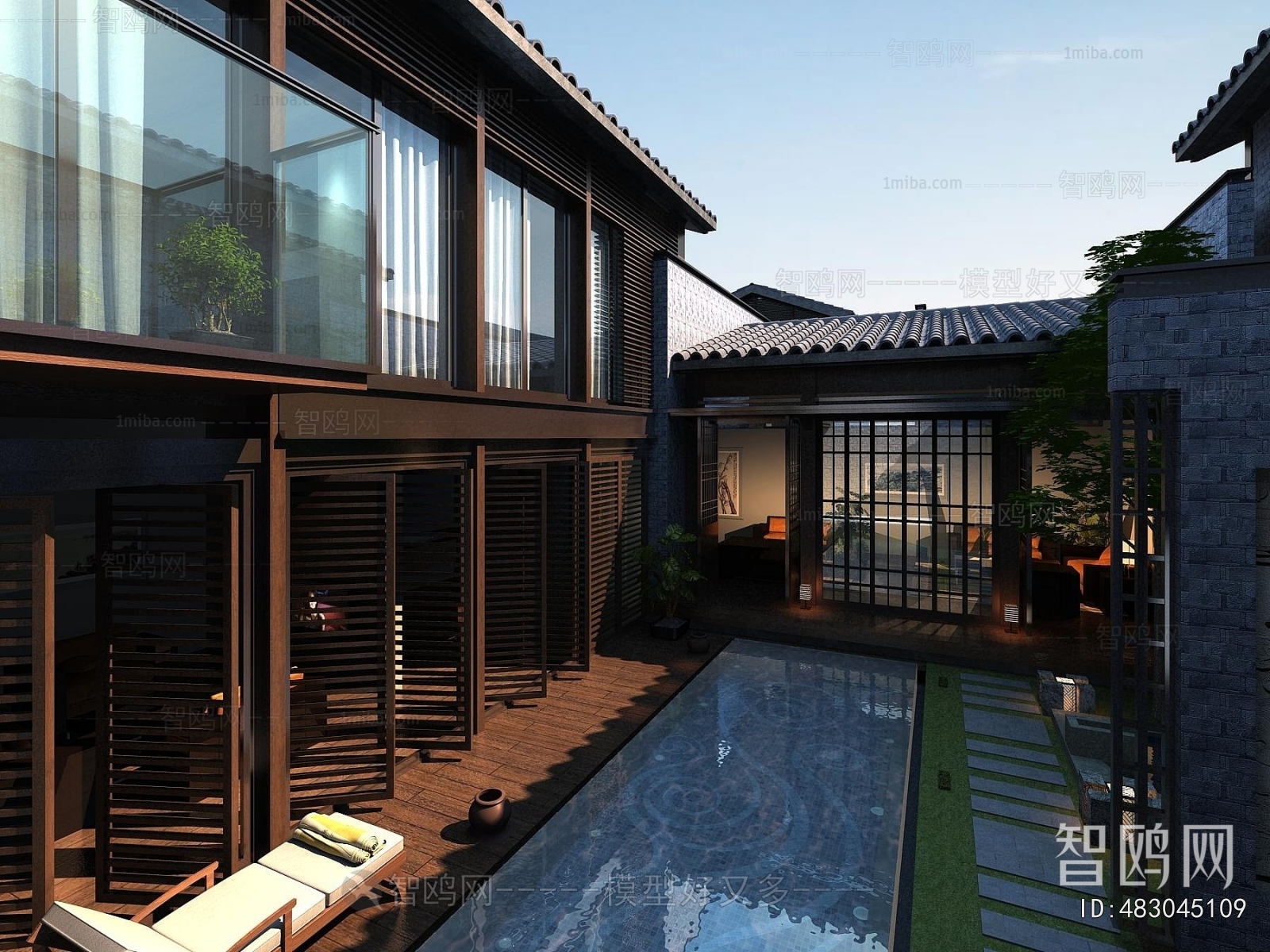 Chinese Style Courtyard/landscape
